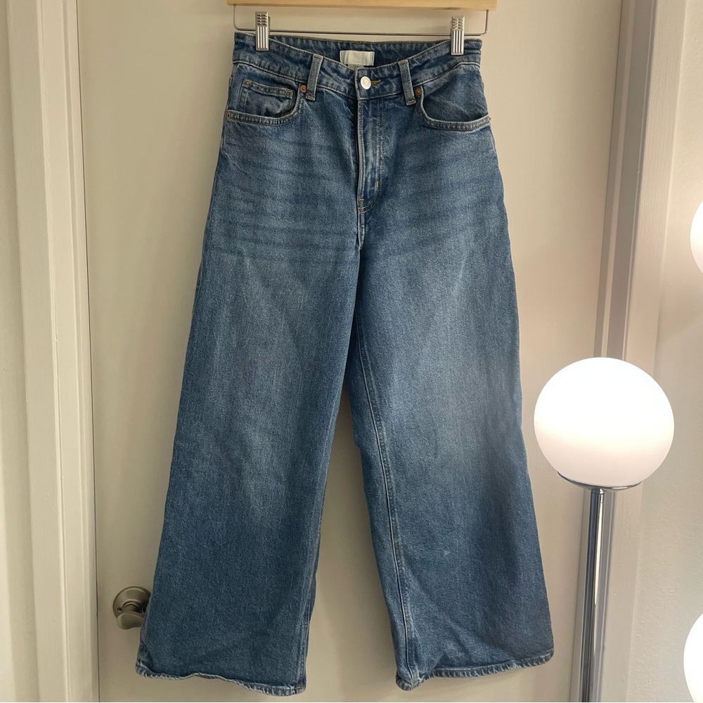 H&M Light Blue Flare Jeans